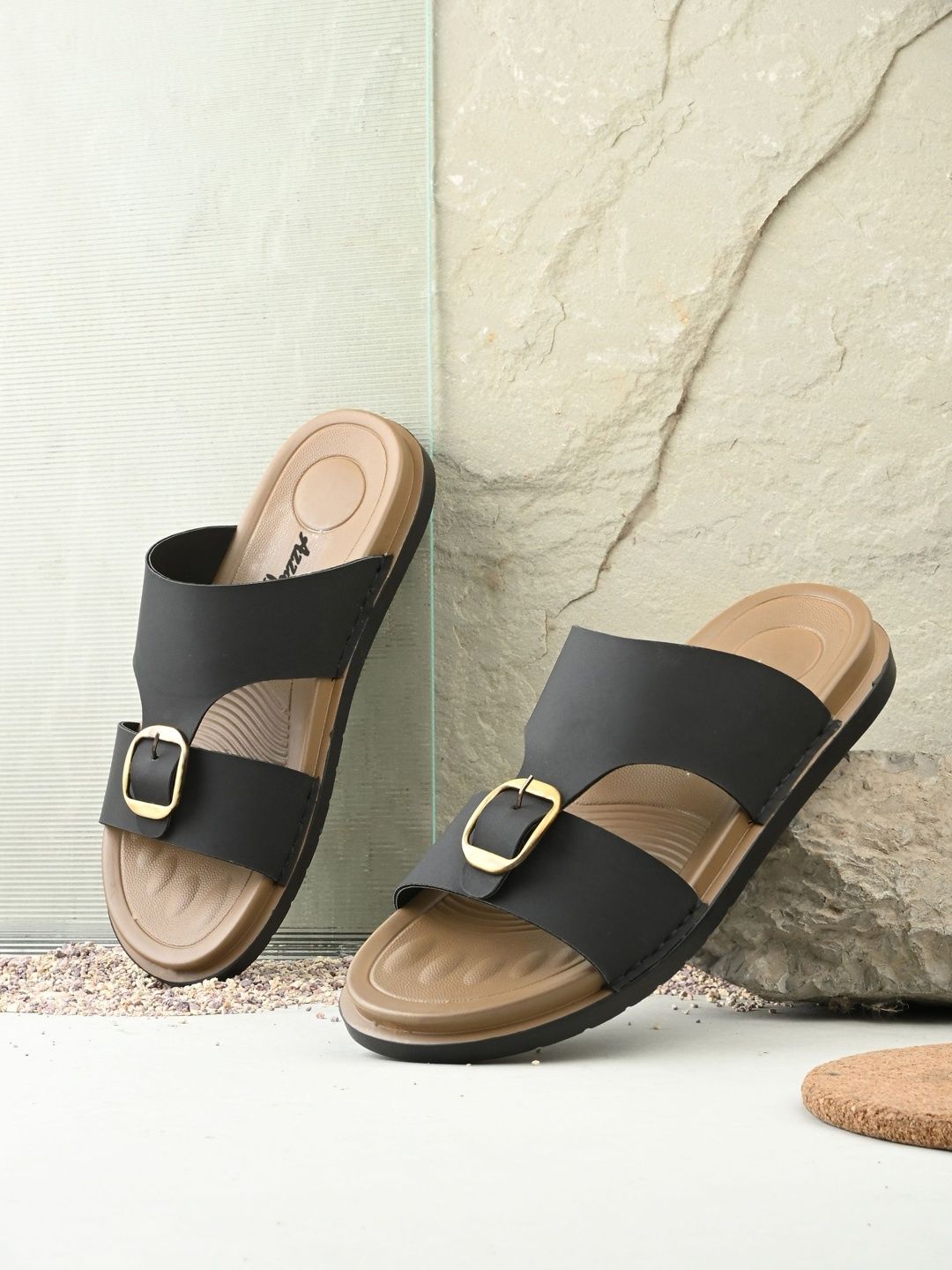 Azzaro Black Men Sliders-picture-12