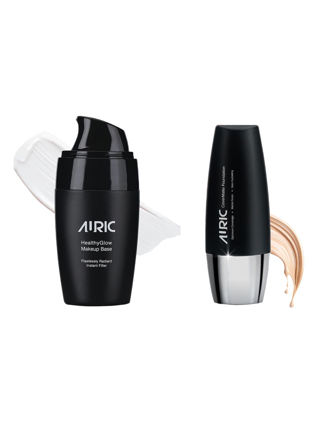 Auric Beauty Healthyglow Makeup Base & Cover Matte Liquid Foundation-30 ml- Light Sienna-image-8