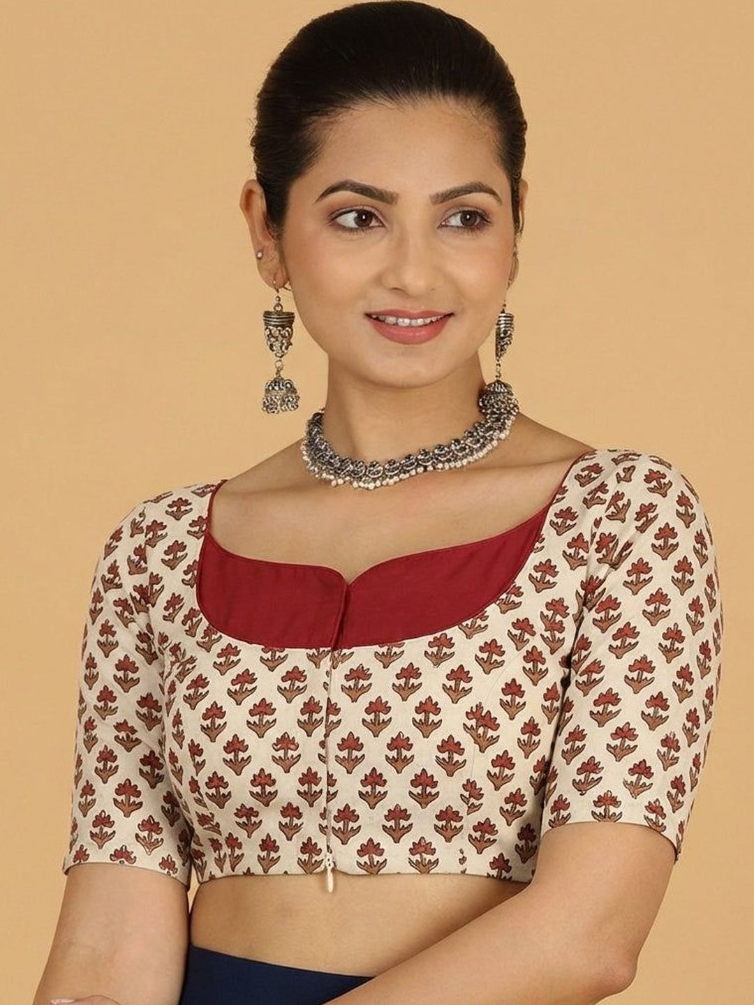 Binks Cotton Printed Saree Blouse-picture-17