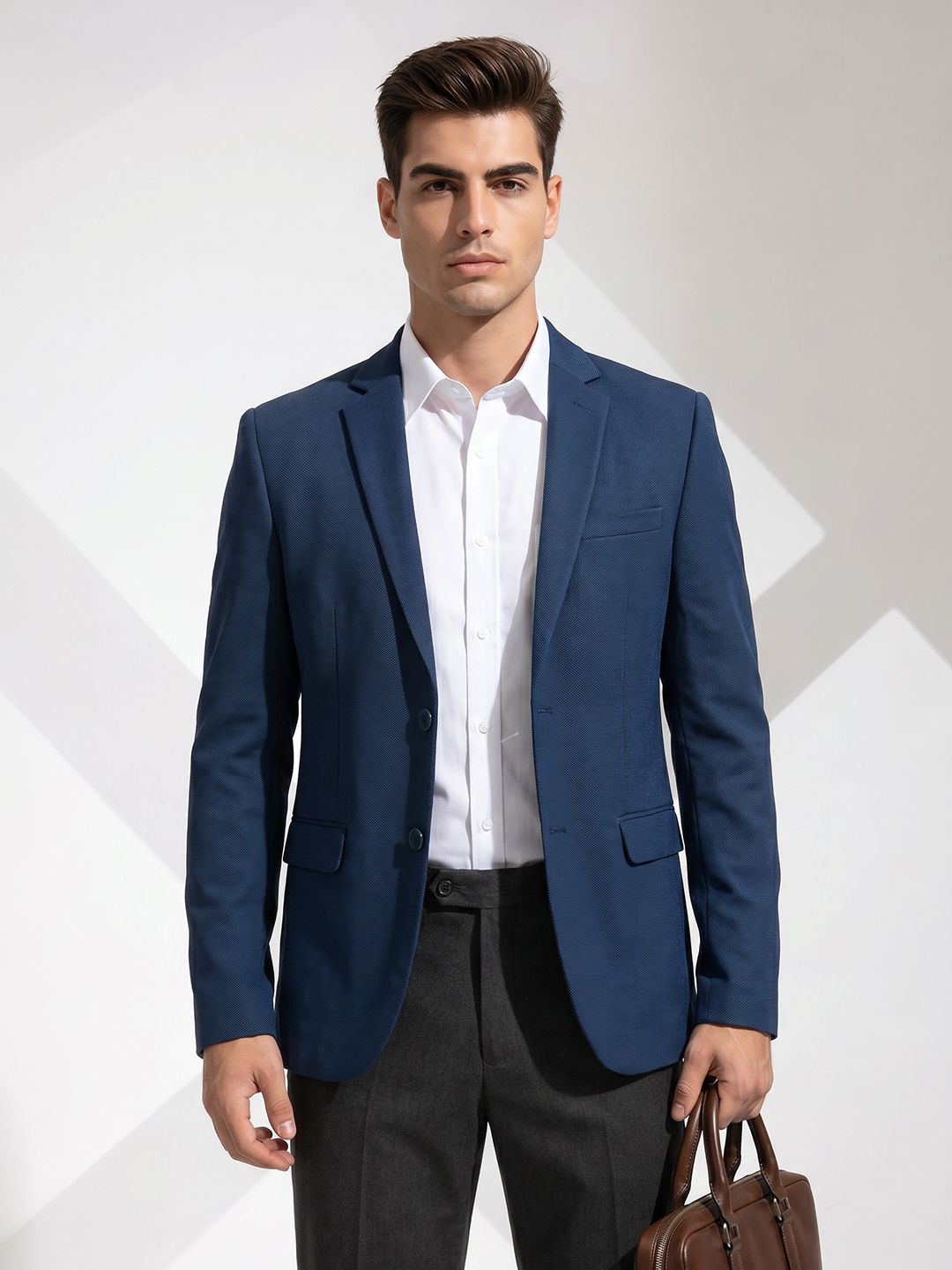 INVICTUS Single-Breasted Notched Lapel Formal Blazer-picture-51