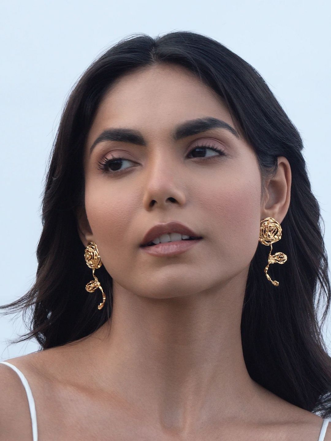 Amama Floral Ear Cuff Earrings-picture-9