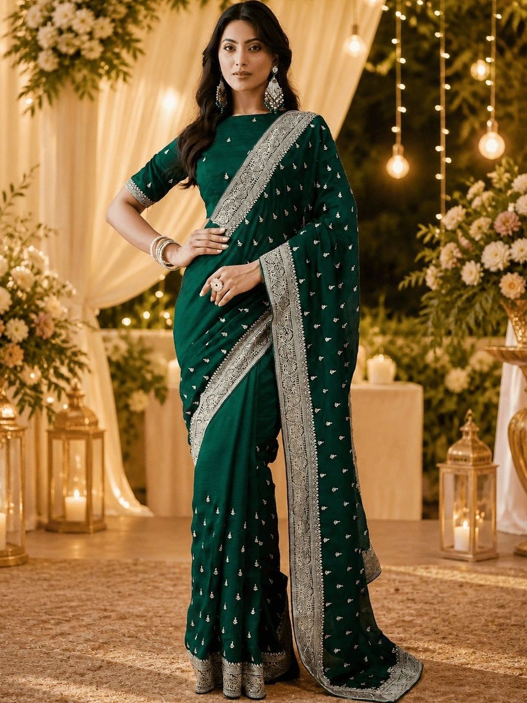 kasee Embellished Embroidered Heavy Work Saree-image-39