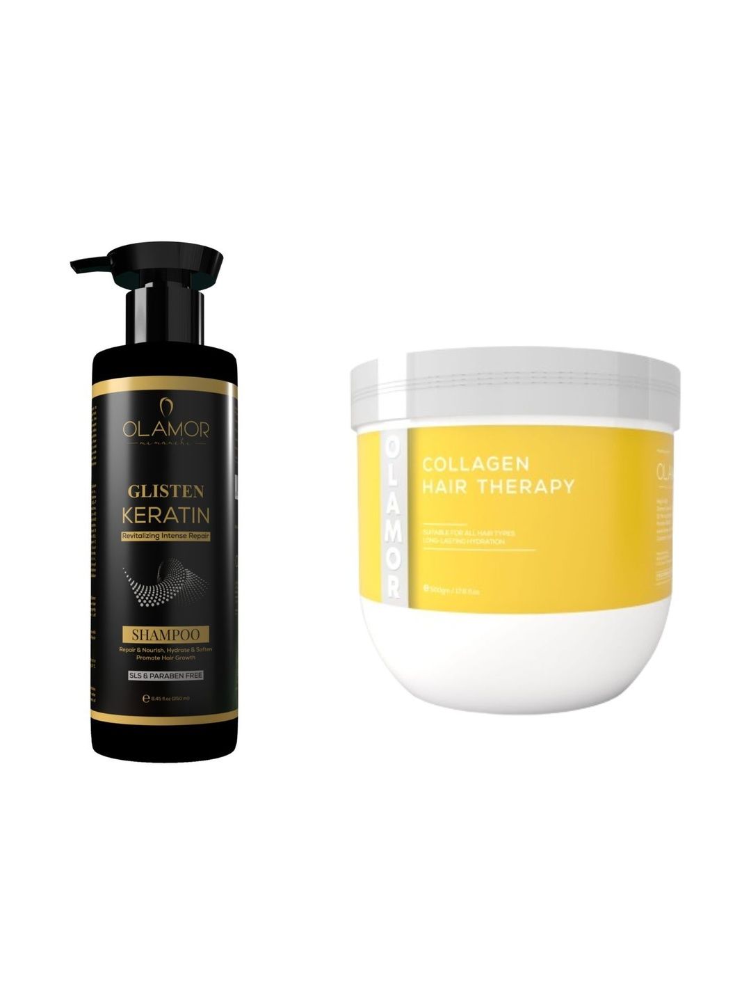 OLAMOR Keratin Shampoo - 250 ml & Collagen Hair Therapy - 500 g-image-24