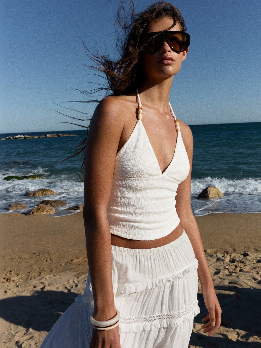 Bershka Rustic Halter Top-picture-57