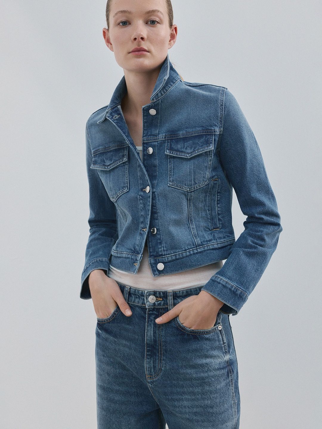MANGO Women Long Sleeve Denim Jacket-picture-31