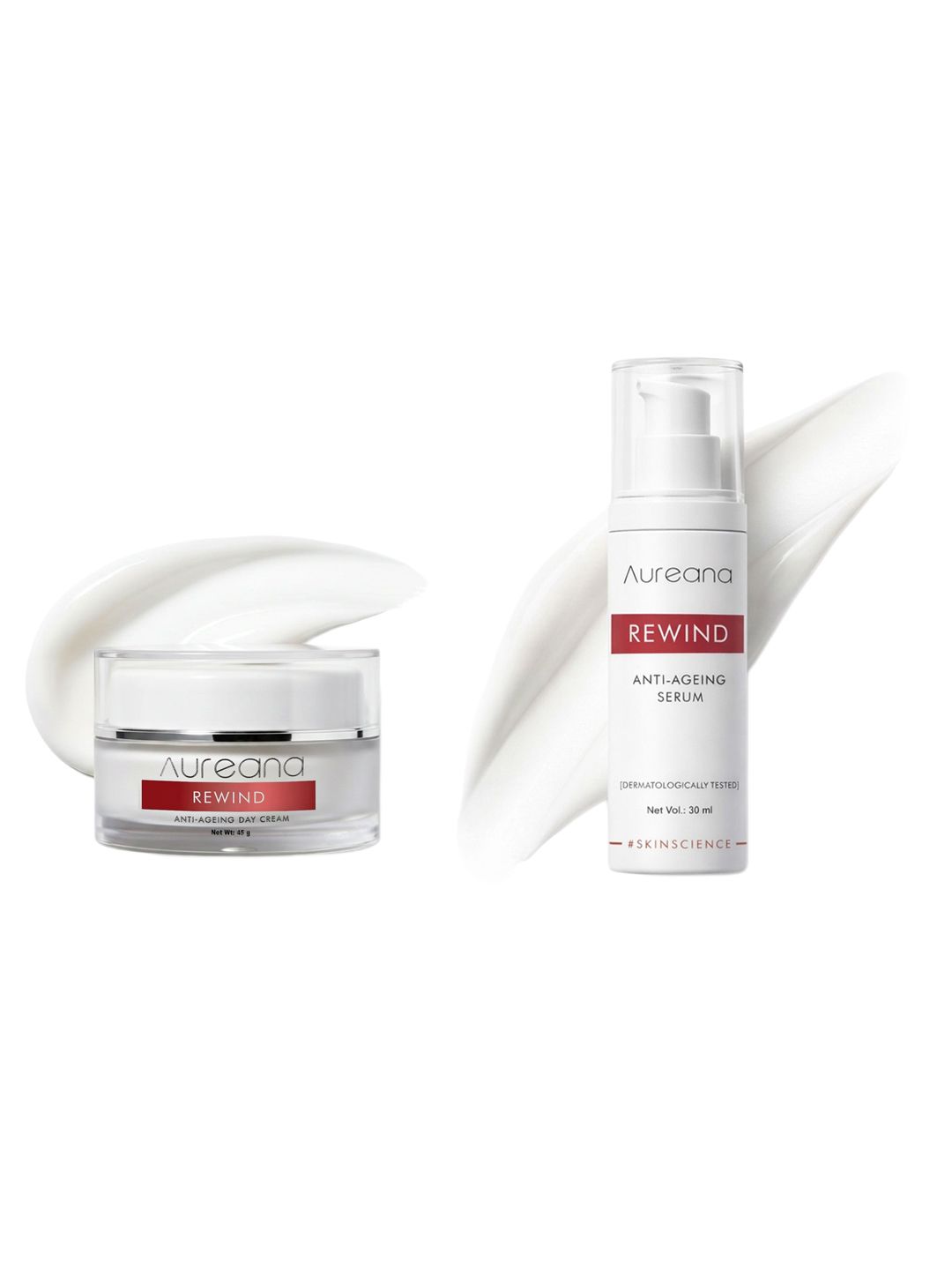 Aureana Rewind Anti-Ageing Serum & Face Cream Combo - 30 ml & 45 g-image-9