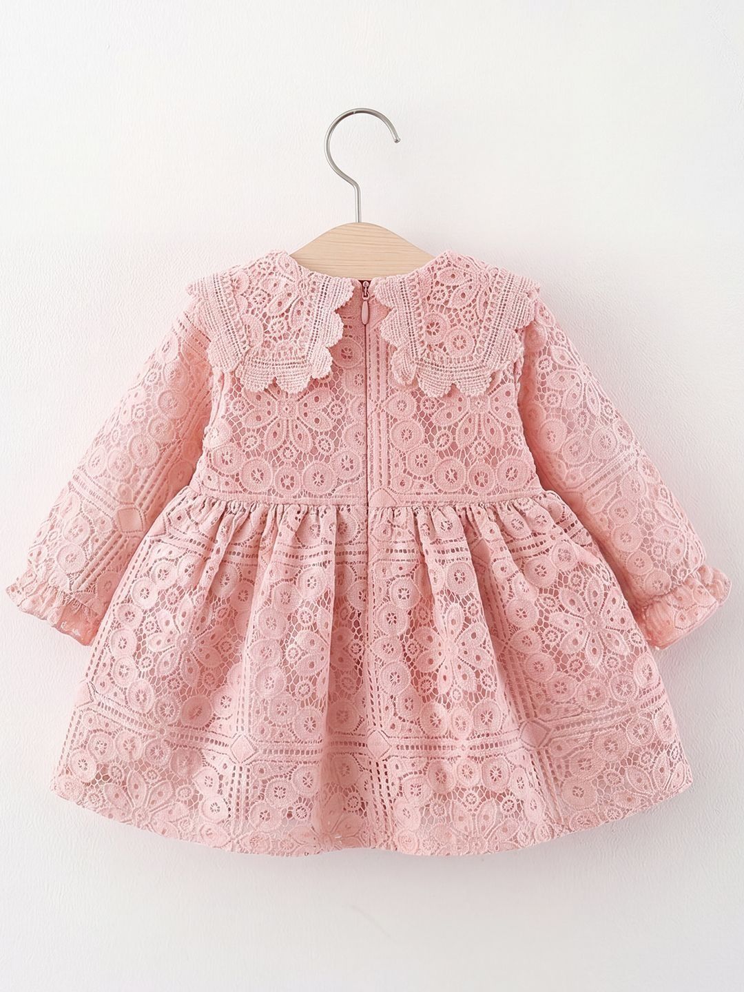 INCLUD Peter Pan Collar Lace Dress-image-36