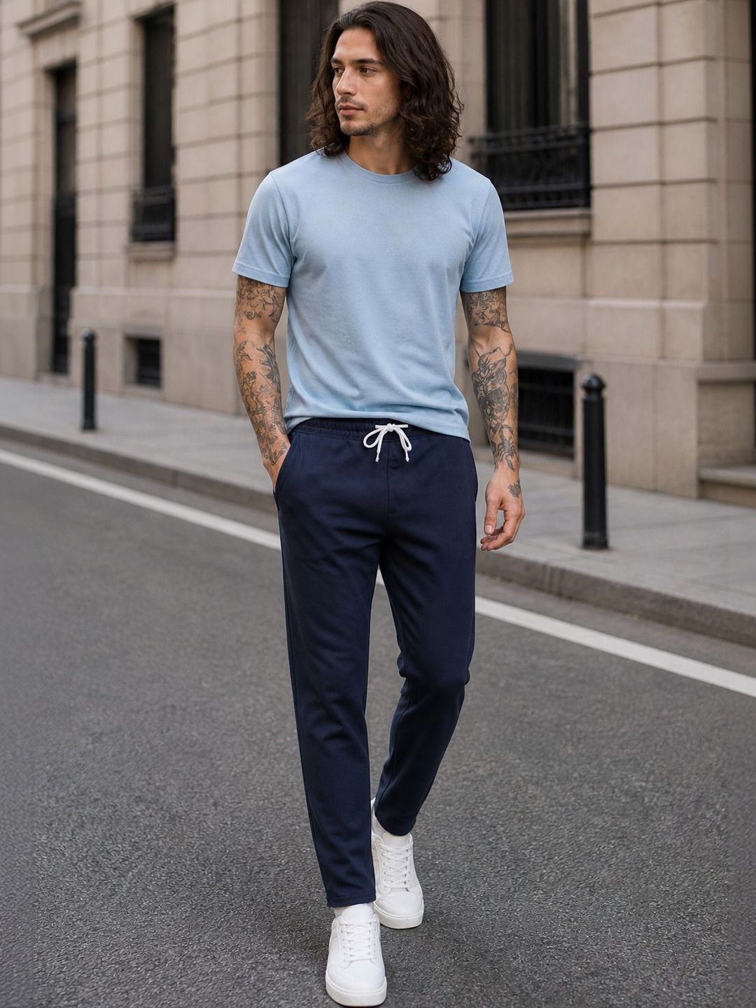 MaverIQ Men Regular Fit Running Track Pants-picture-56