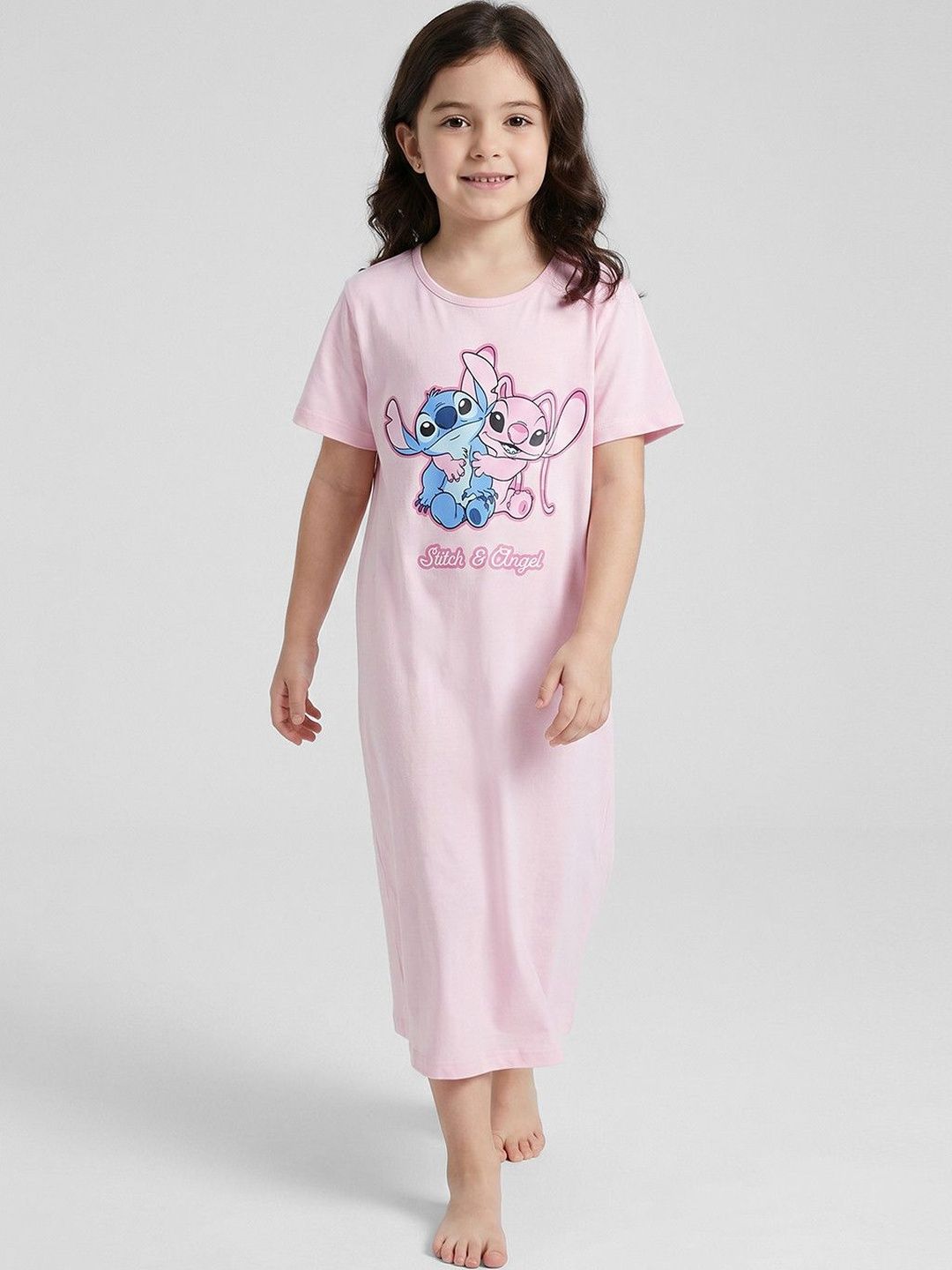 R&B Girls Printed Nightdress-picture-42