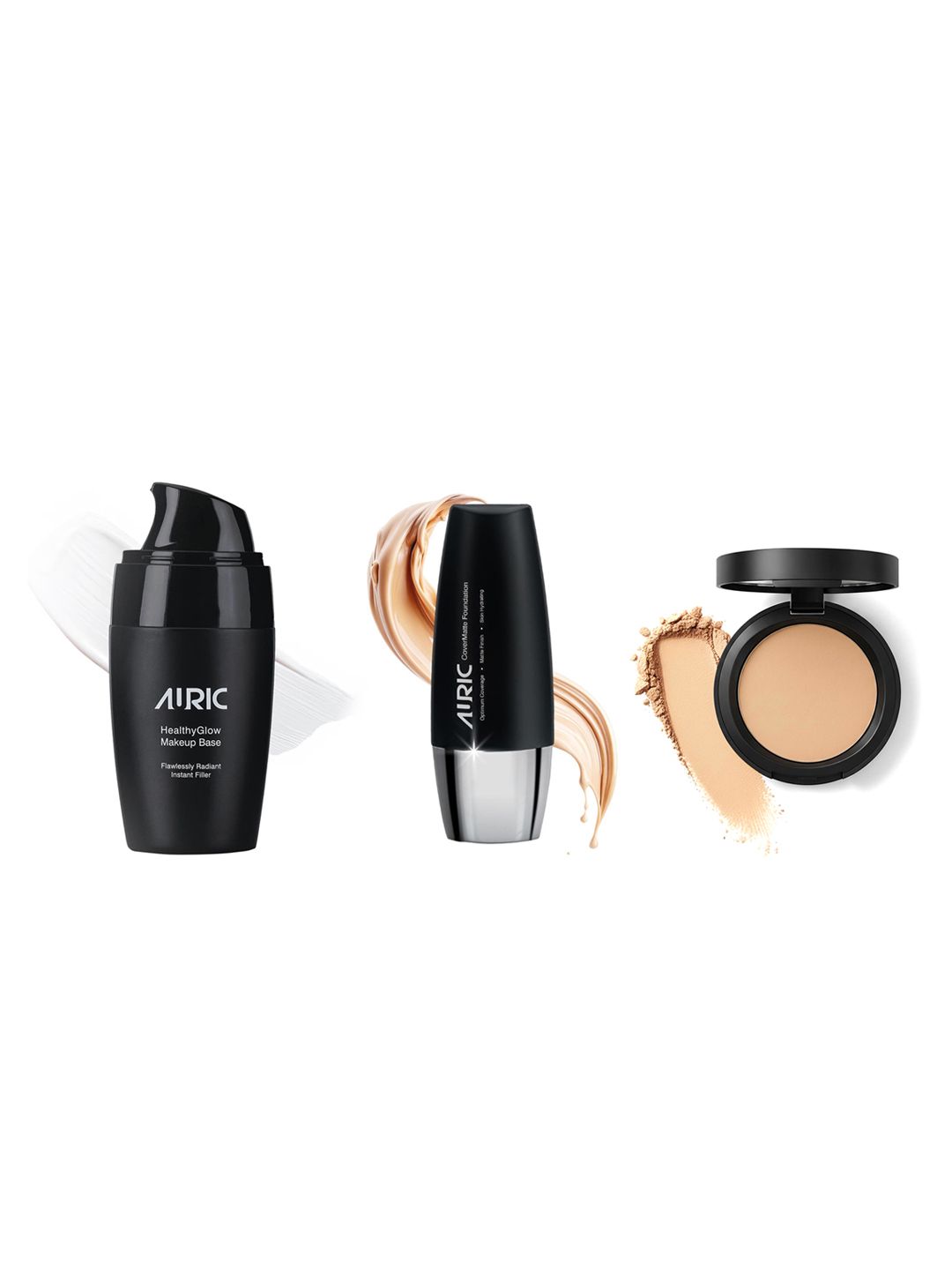 Auric Beauty Women Set of 3 Face Primer and Foundation-image-44