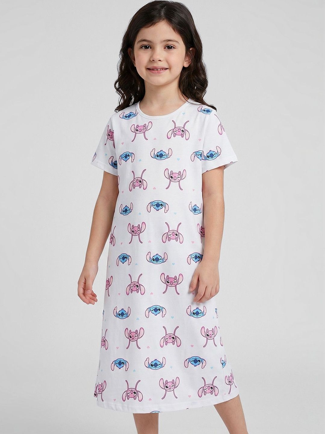 R&B Girls Printed Nightdress-picture-40