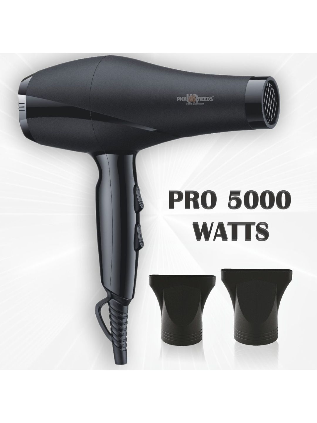 Pick Ur Needs Stylish Hair Dryer With Over Heat Protection 5000W - P-HD-8815-BK-picture-22