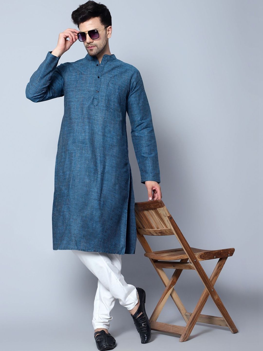 Latest Chikan Garments Men Handloom Kurta-picture-21