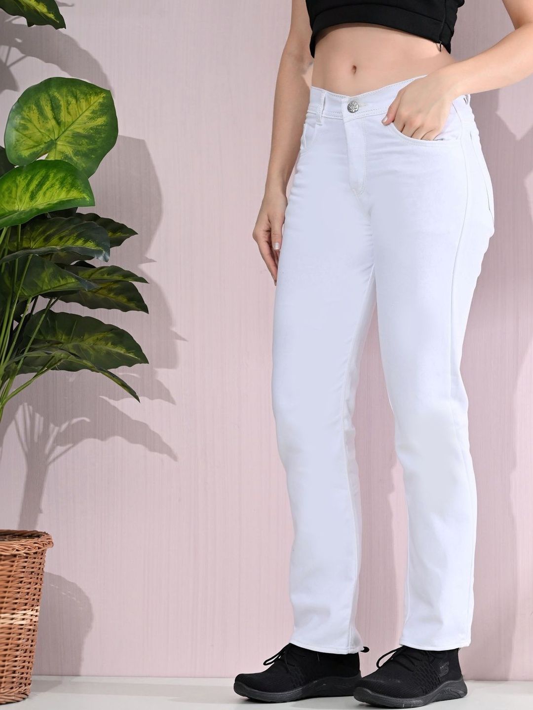 Mast & Harbour Women Classic Regular Fit Mid-Rise Jeans-picture-30