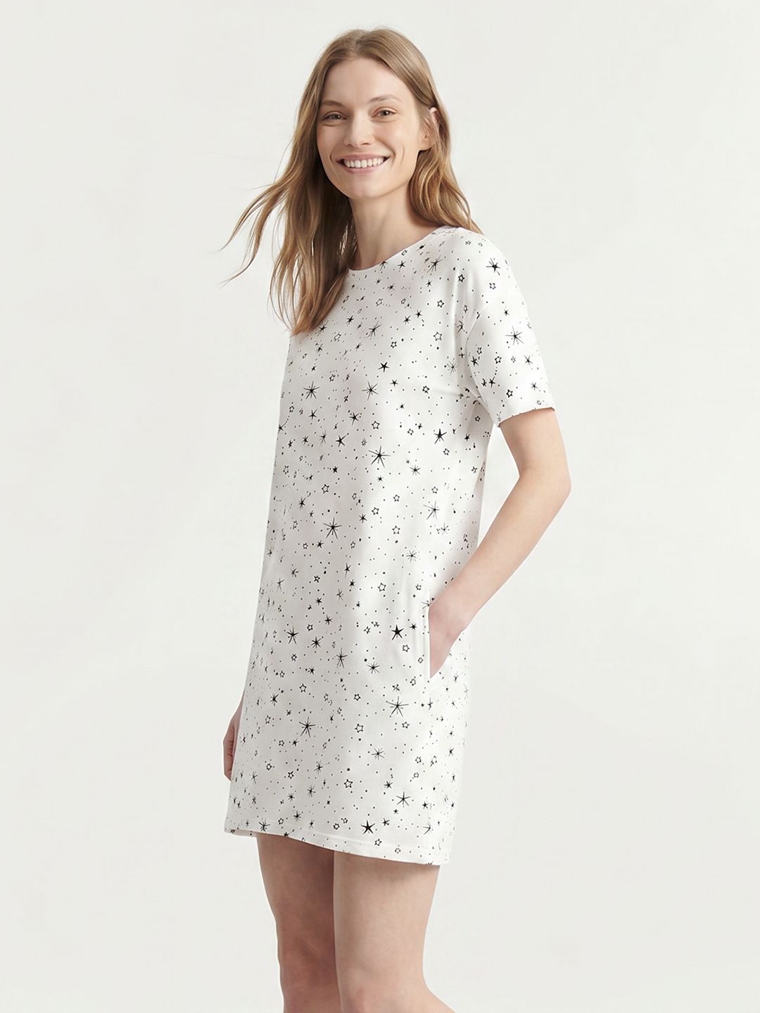 Mast & Harbour Conversational Printed Nightdress-picture-18