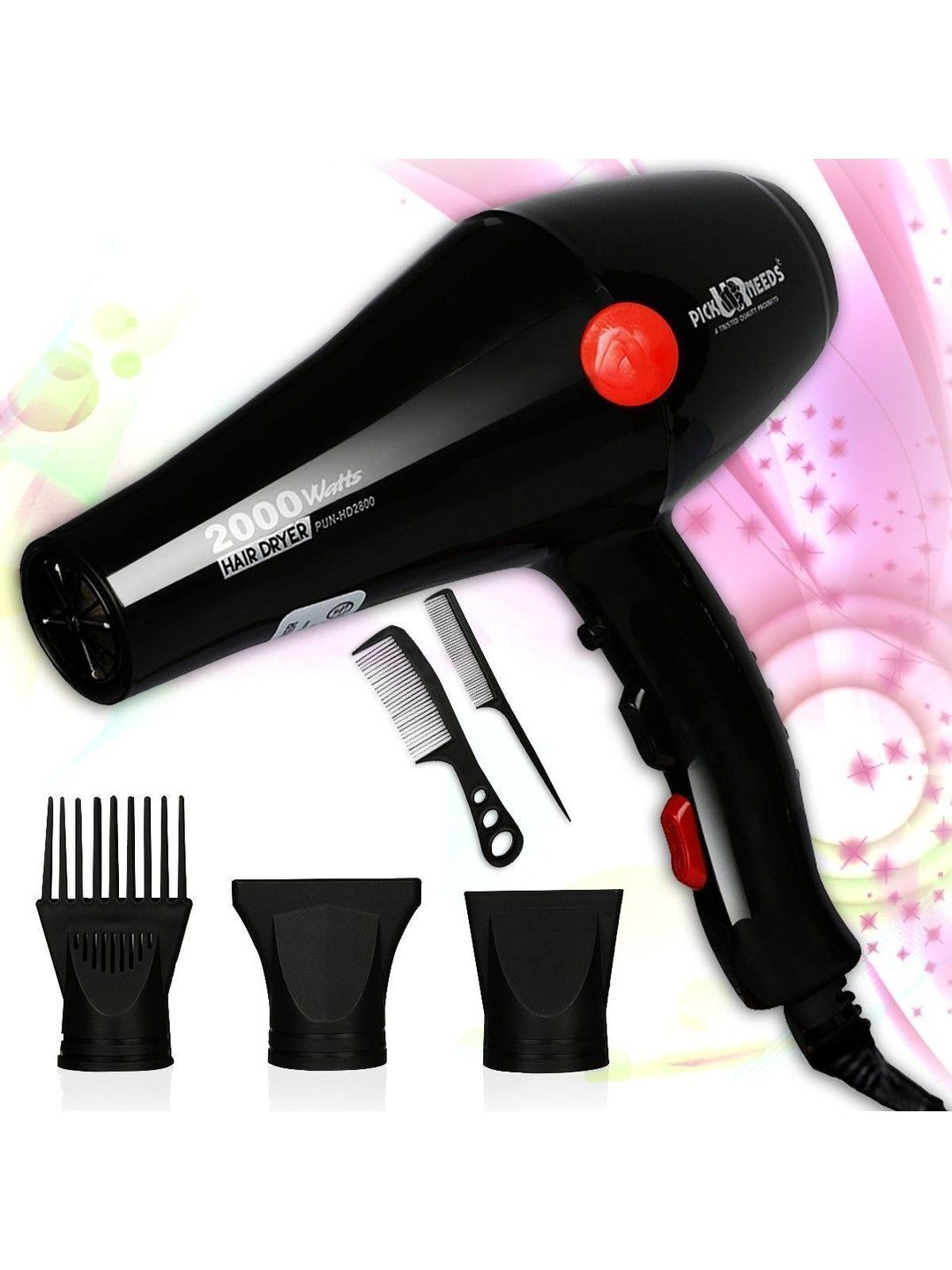 Pick Ur Needs 2000W High Quality Hair Dryer - 2800-picture-13