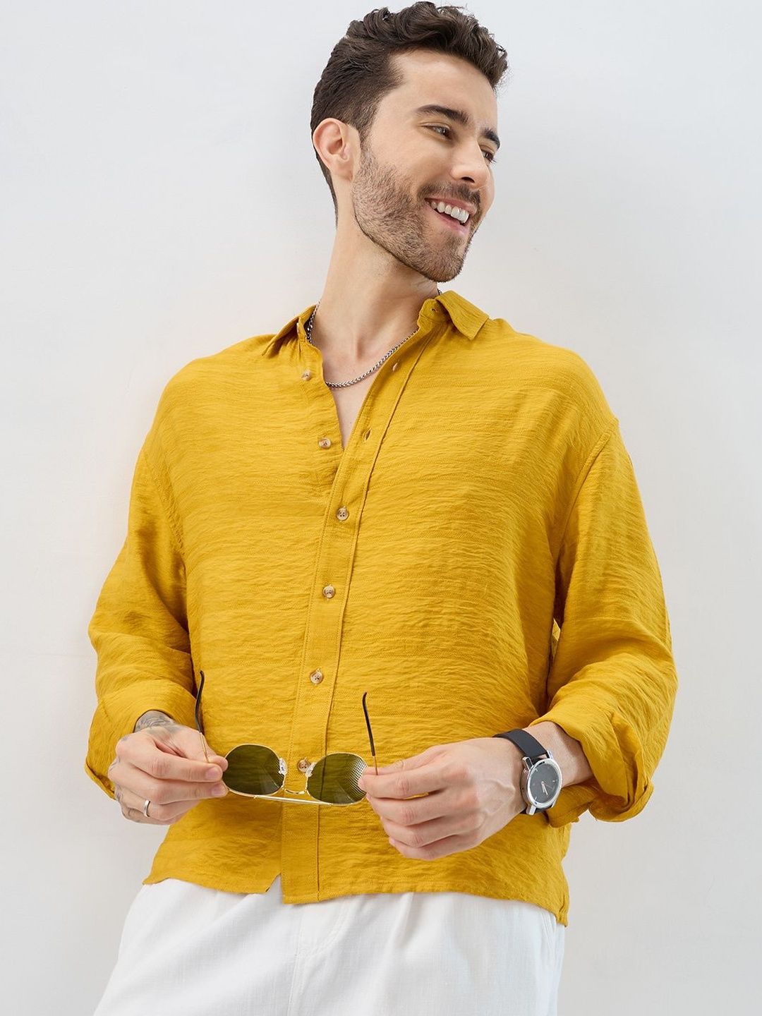 VASTRADO Men Classic Boxy Casual Shirt-picture-32