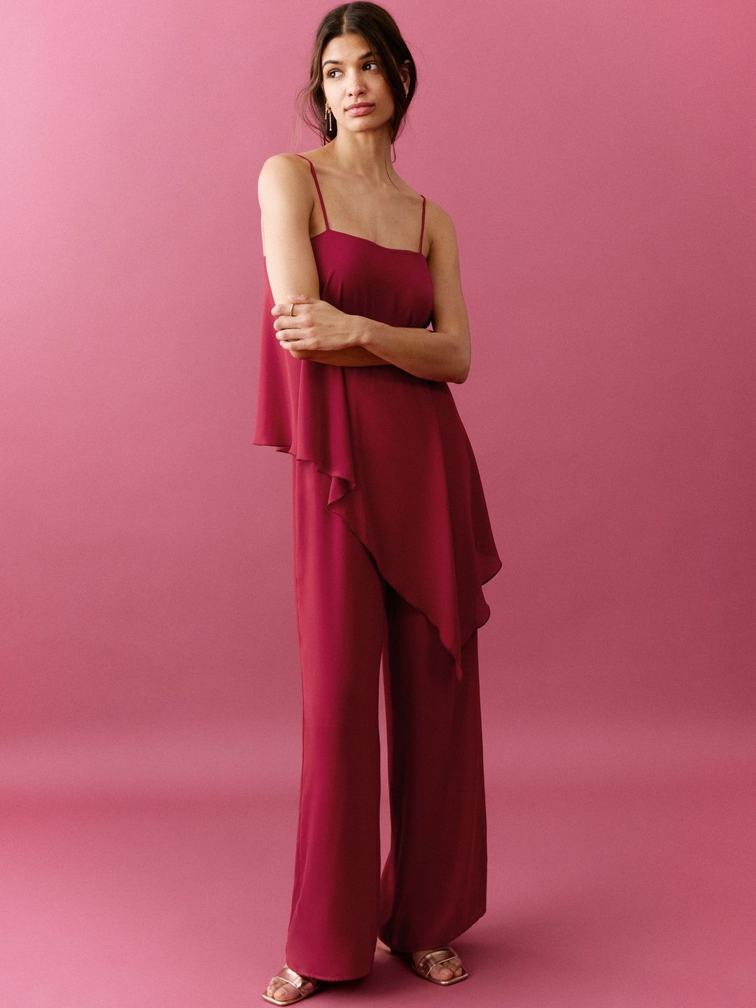 MANGO MNG Shoulder Straps Basic Jumpsuit-picture-11