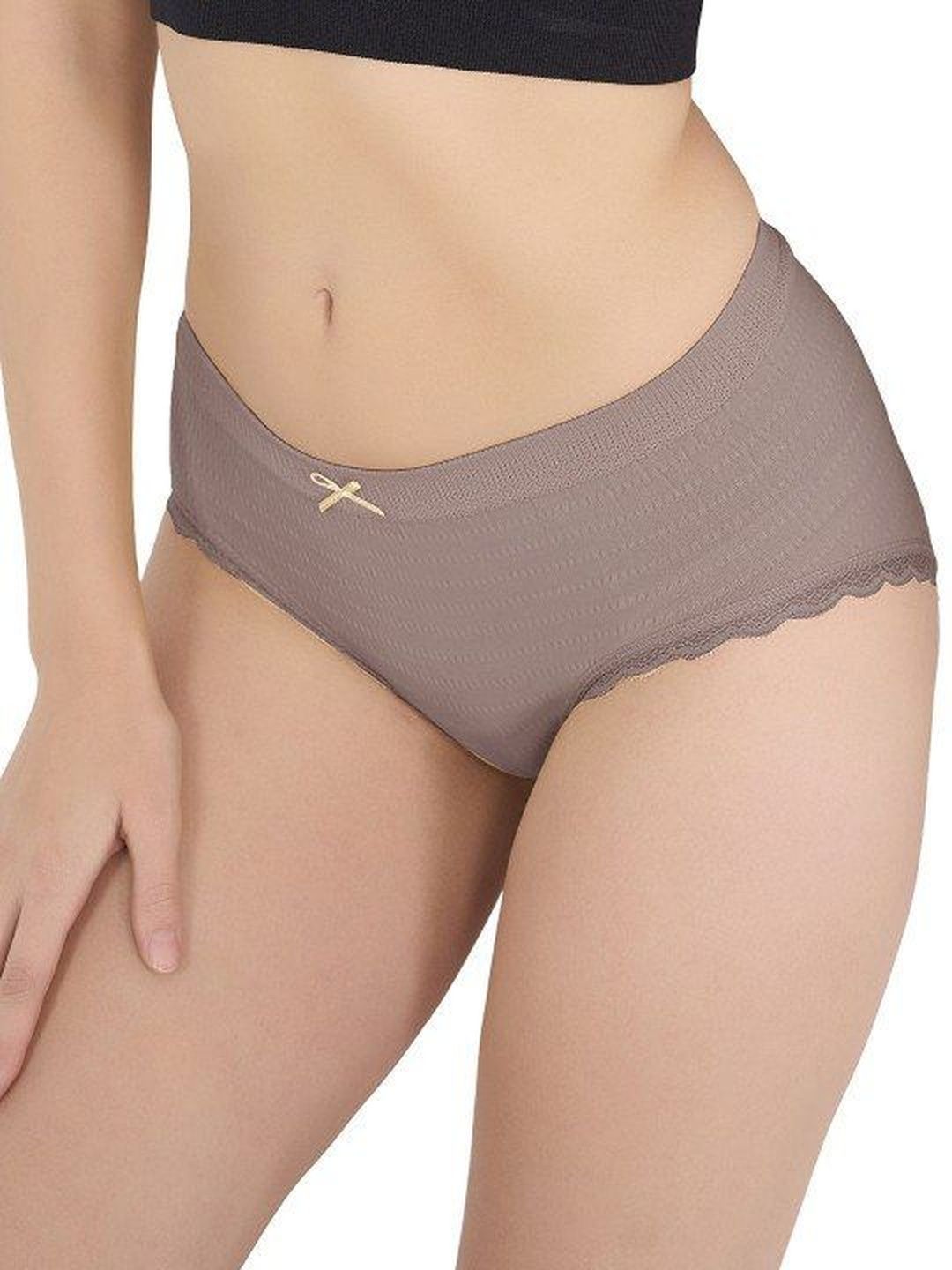 Moda Rapido Women Pack of 4 Self Design Leak-Proof Lace Assorted Basic Briefs-picture-37