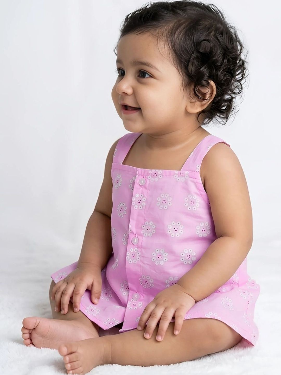 Hopscotch Floral Print Dress-image-4
