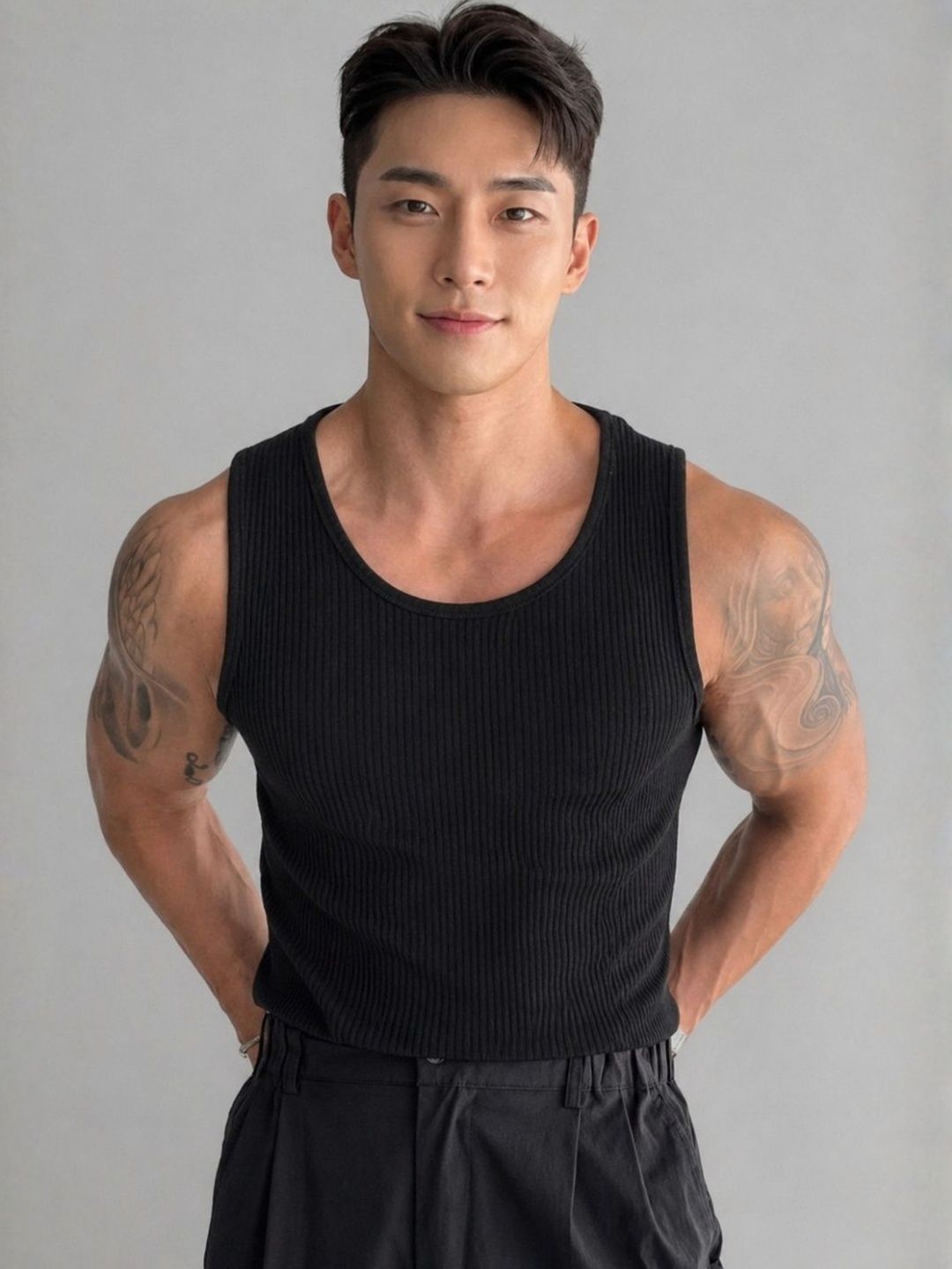 ROCKWELL Self Design Cotton Undershirt-picture-51