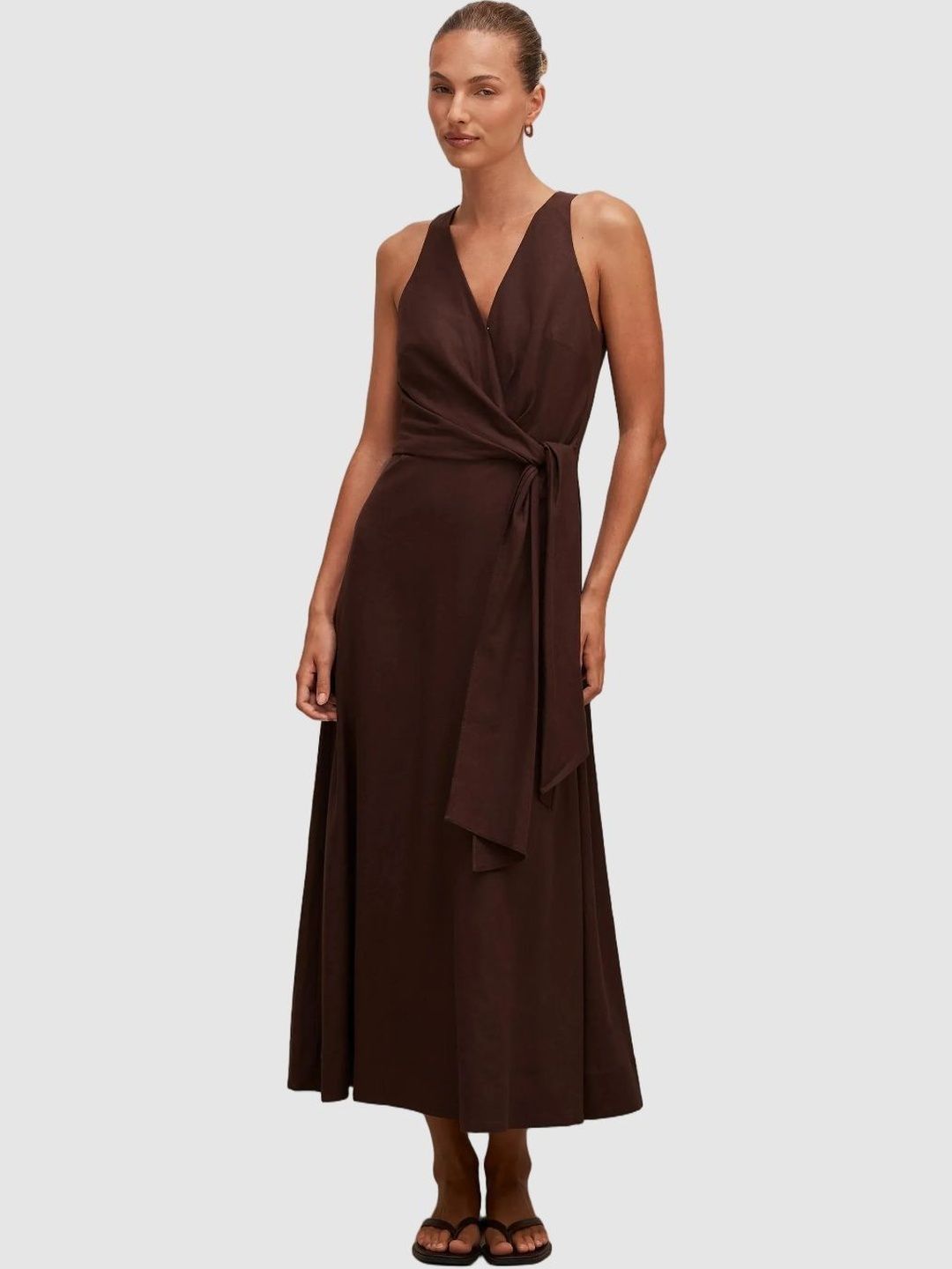 Forever New Linen Midi Dress-picture-19