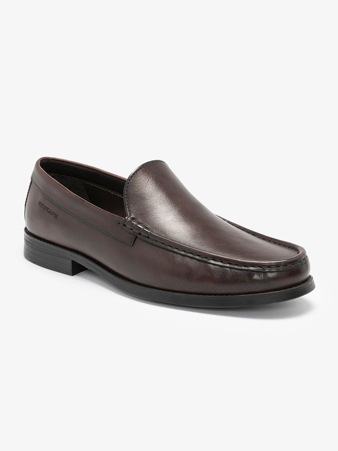 Red Tape Men Leather Round Toe Slip-On Loafers Formal Shoes-picture-15