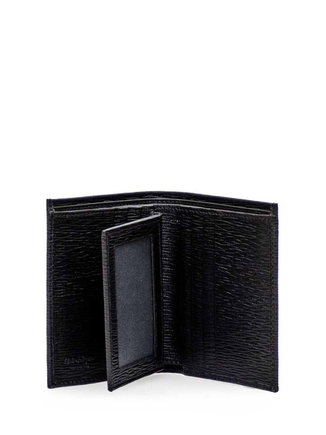ferragamo Black Gancini Textured Wallet-picture-32