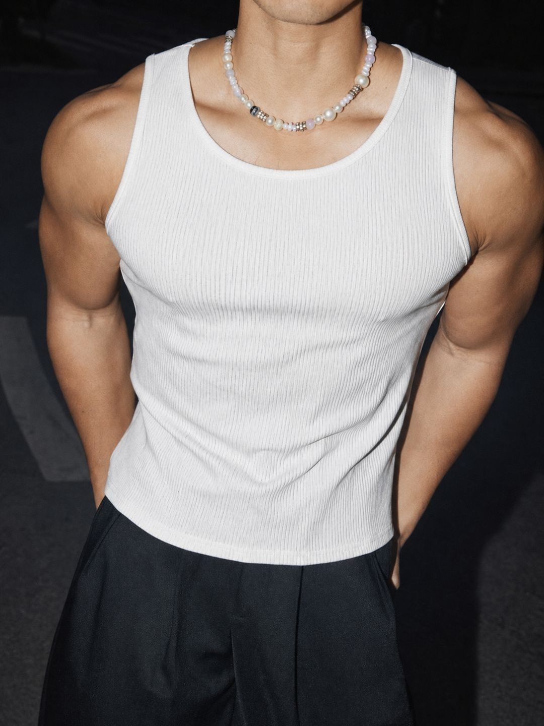 ROCKWELL Self Design Cotton Tank-picture-24