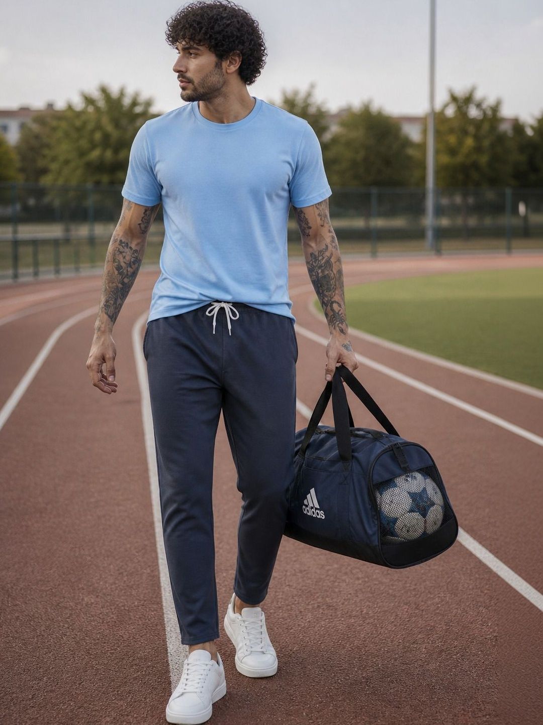 MaverIQ Men Regular Fit Training Track Pants-picture-53