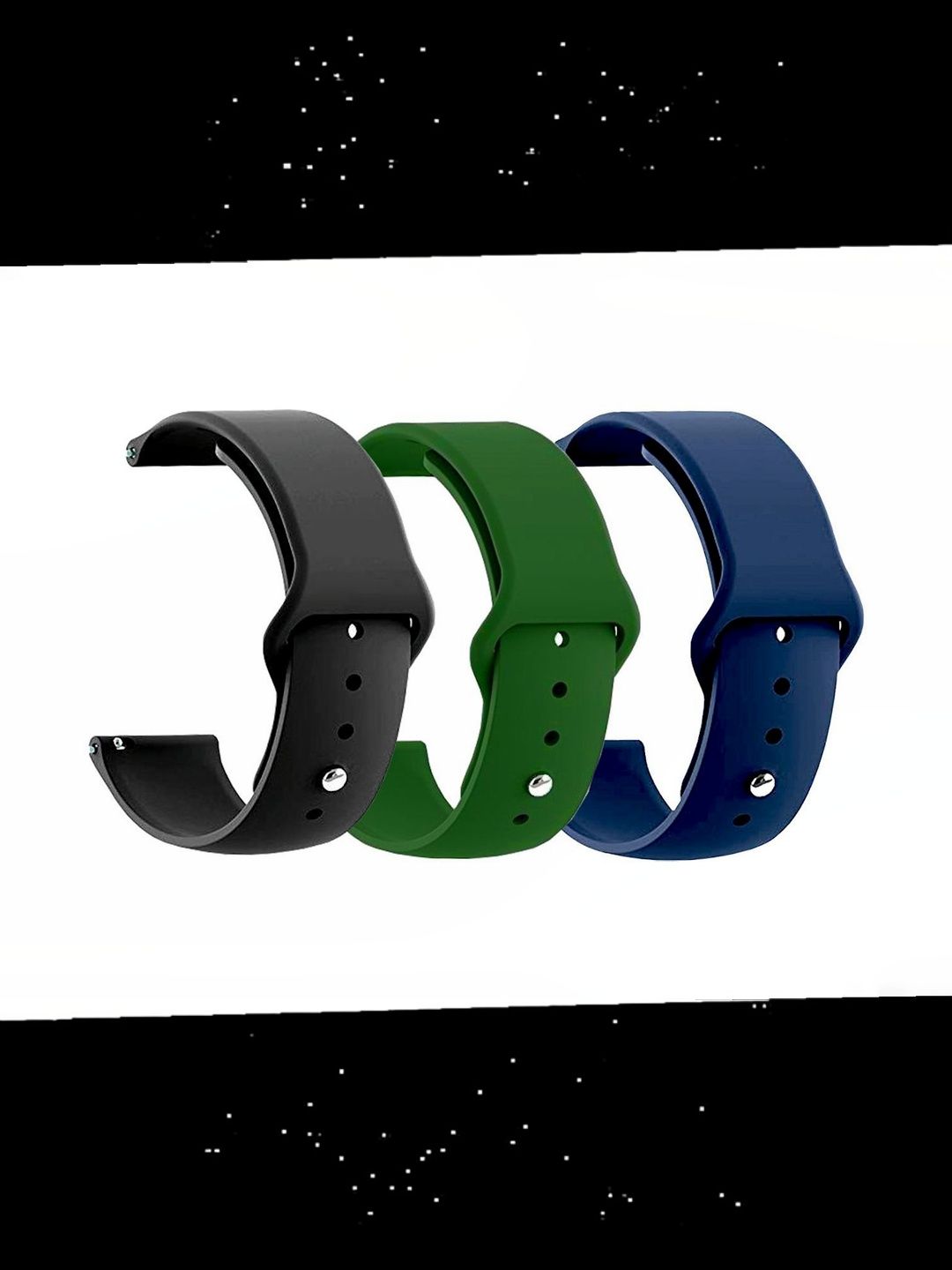 BLACK LOVIES Set Of 3 Pin & Tuck Watch Straps-image-46