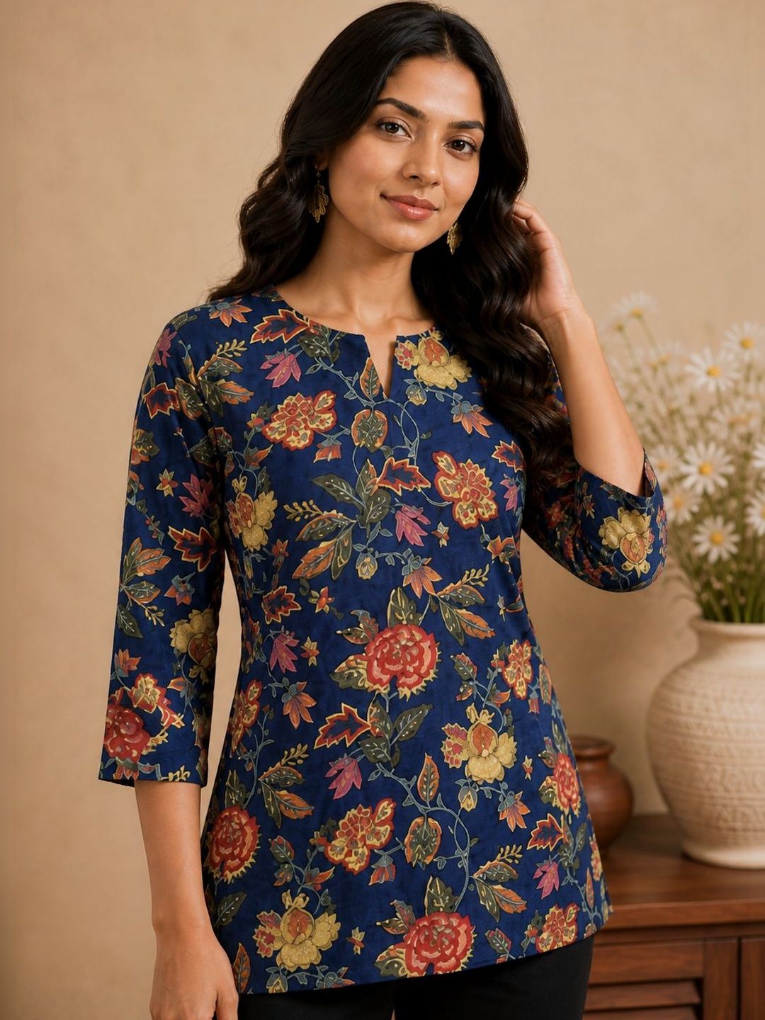 JANKHANA Floral Printed Kurti-image-26