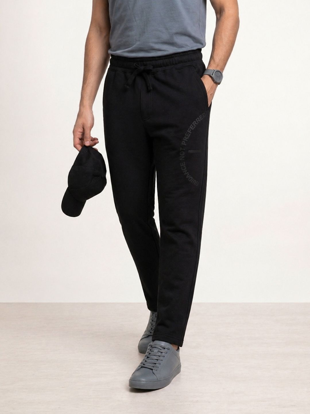 WROGN Men Typography Printed Track Pants-picture-34