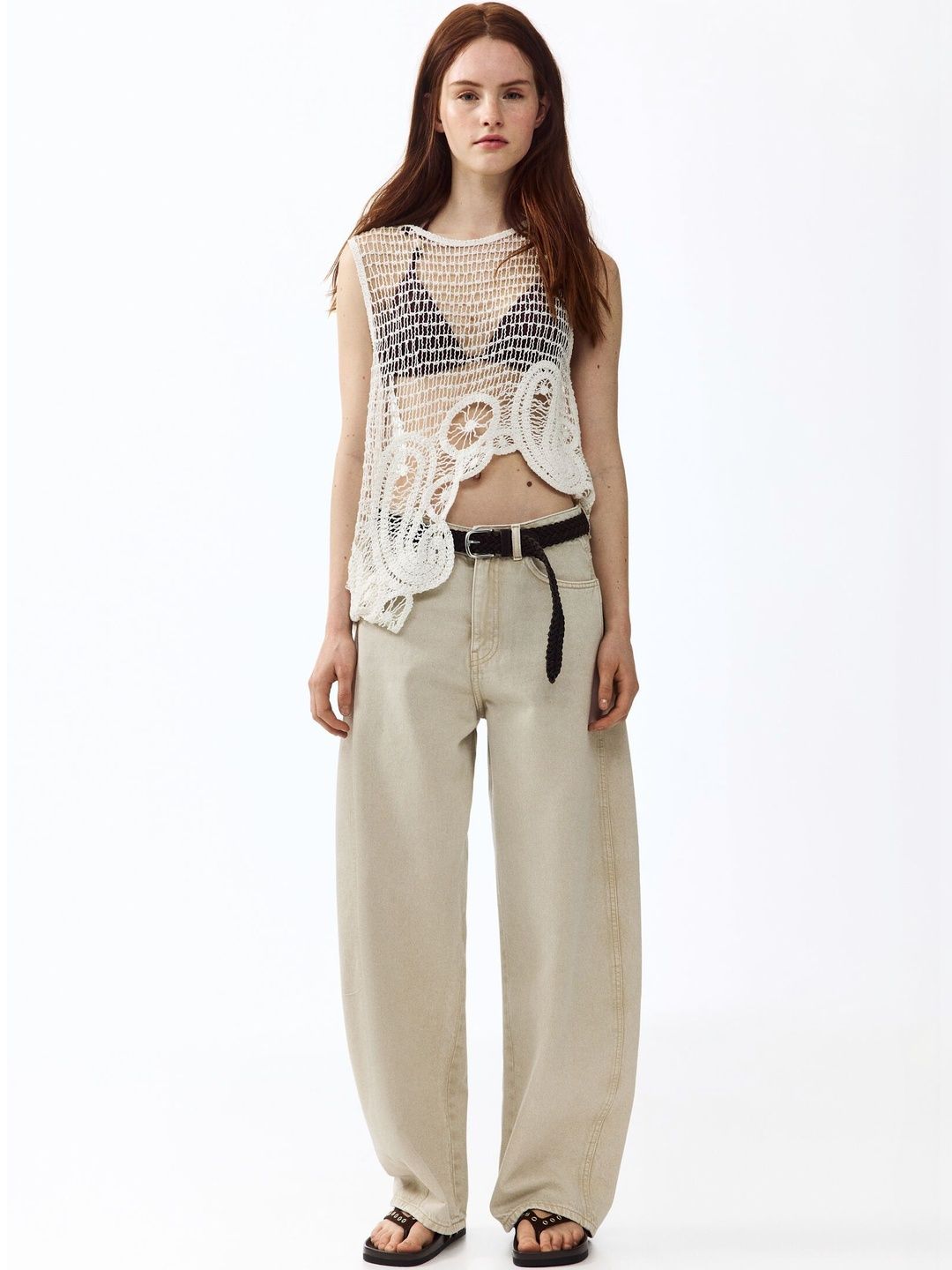 H&M Barrel High Waist Jeans-image-23
