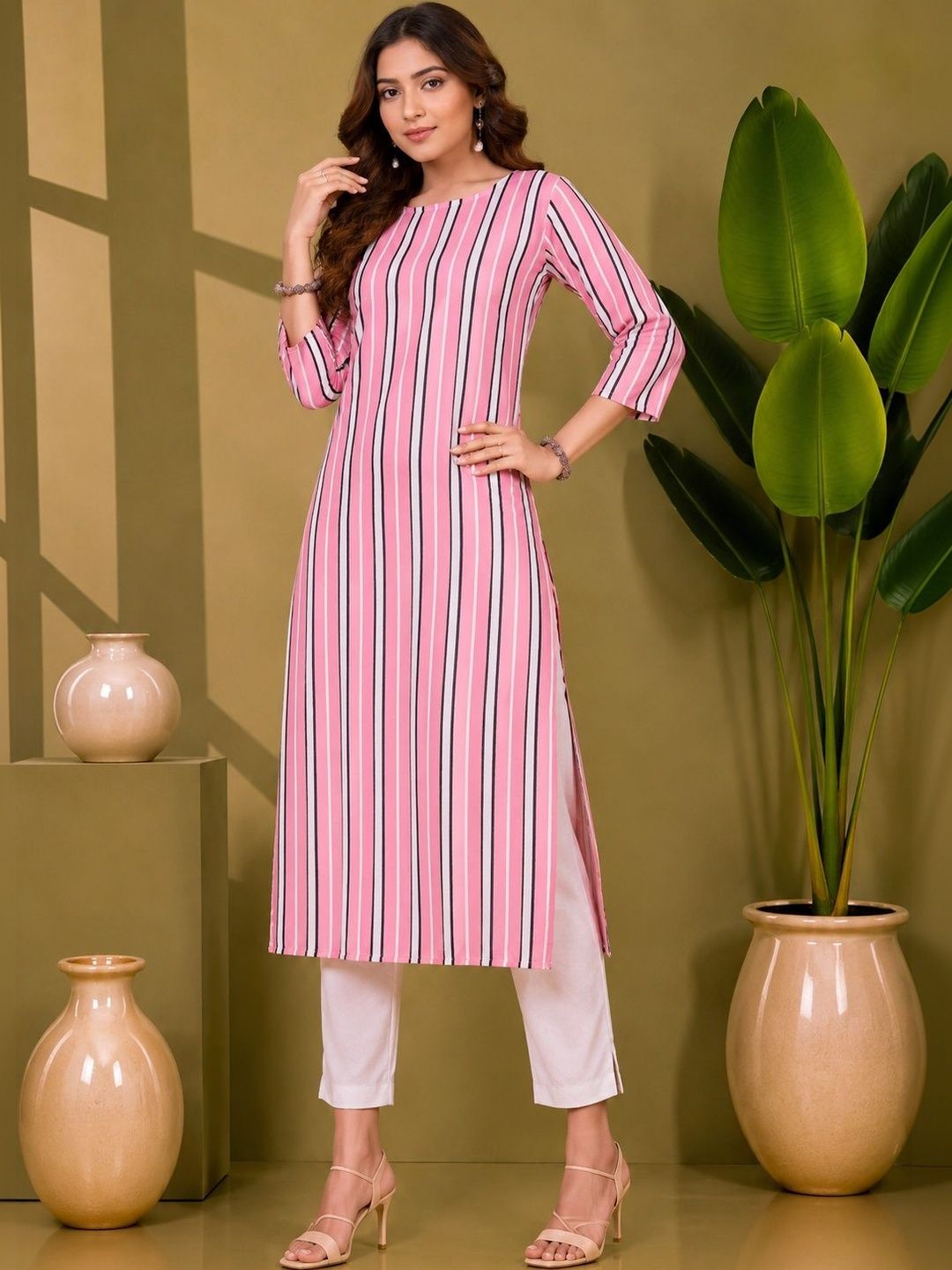 JANKHANA Women Printed Crepe Kurta-picture-10