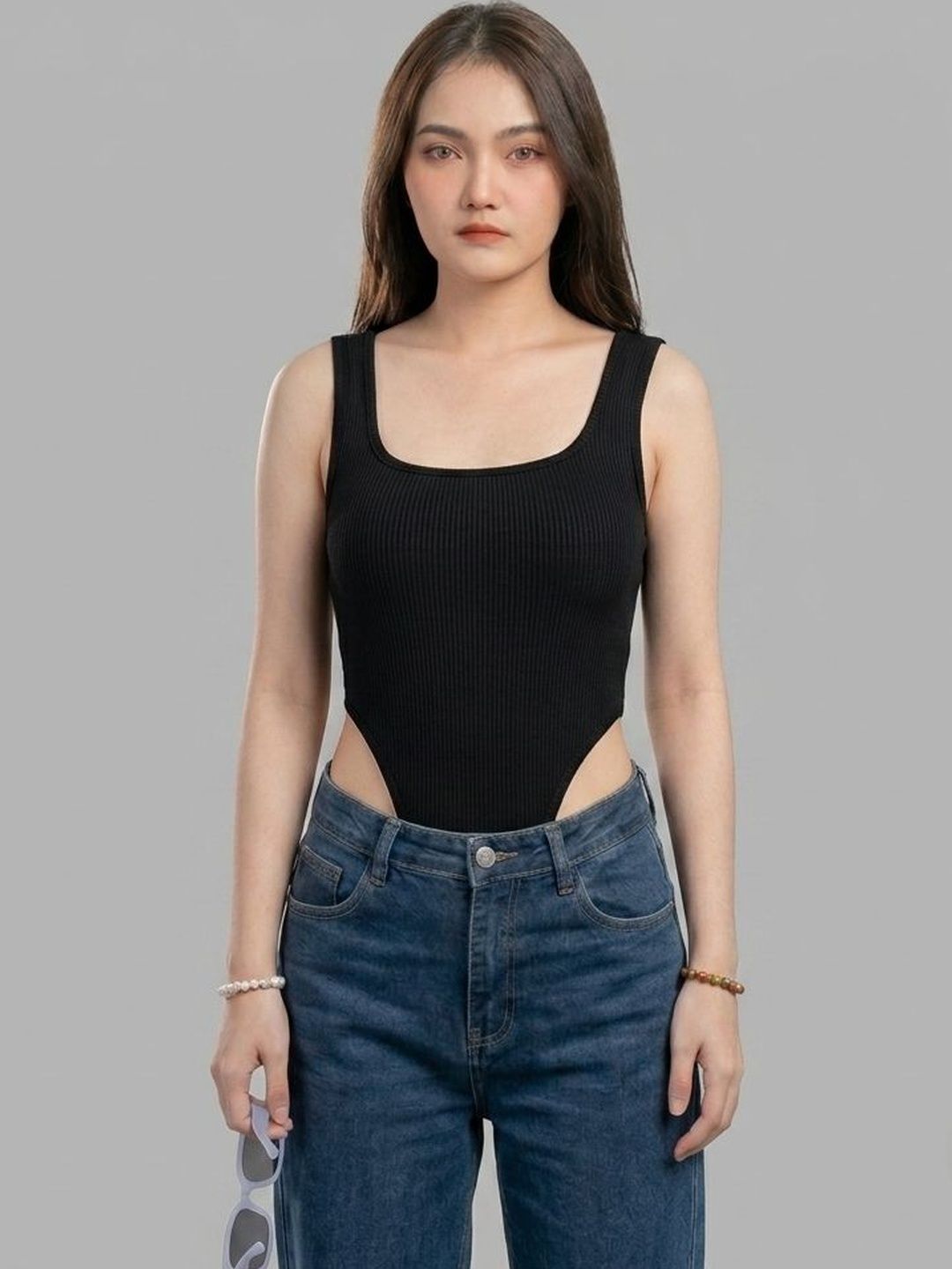 TRENDY ERA Square Neck Bodysuit-picture-43