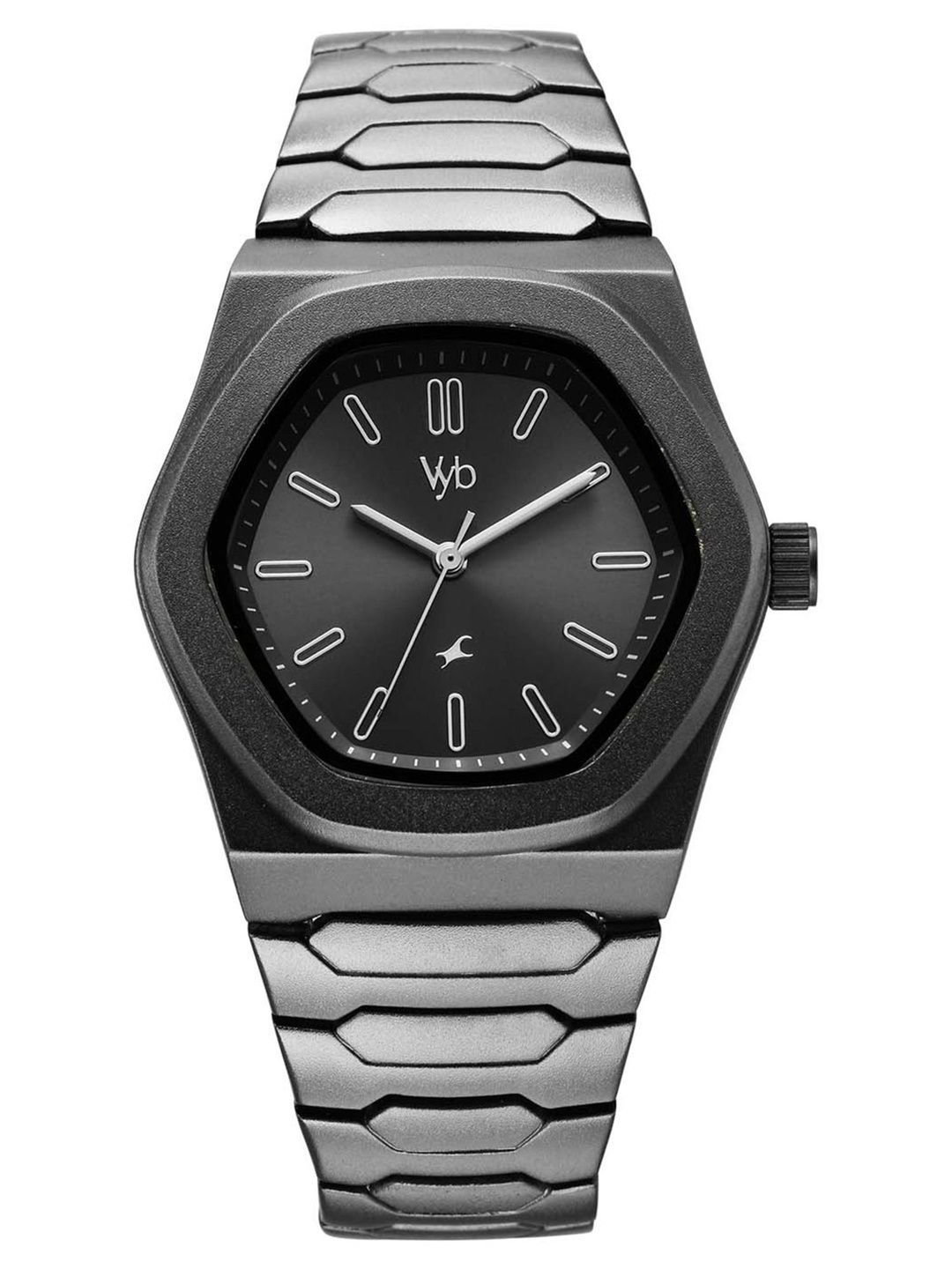 Fastrack Men Vyb Limitless Quartz Gun Dial Watch - FV30060QM01W-image-35