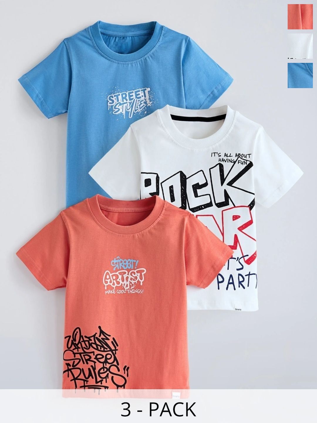 Hopscotch Boys Typography 3 Printed T-shirt-picture-19