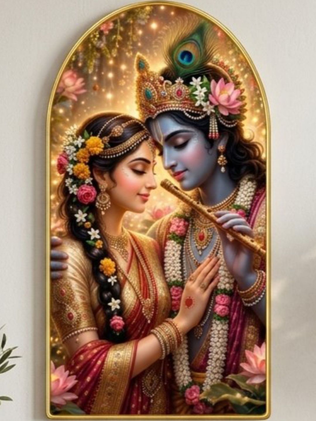SAF Multicoloured MDF Religious Wall Paintings-picture-33