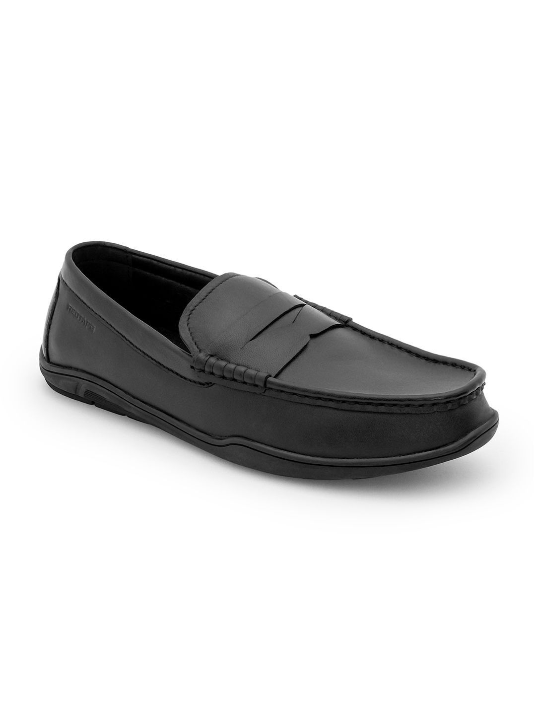 Red Tape Men Leather Round Toe Slip-On Loafers Formal Shoes-image-46