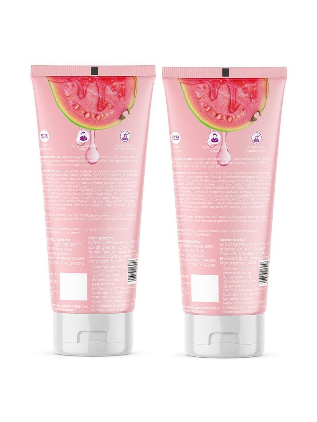 PLIX THE PLANT FIX Set Of 2 Guava Glow Juicy Cleanser - 50 ml Each-picture-35