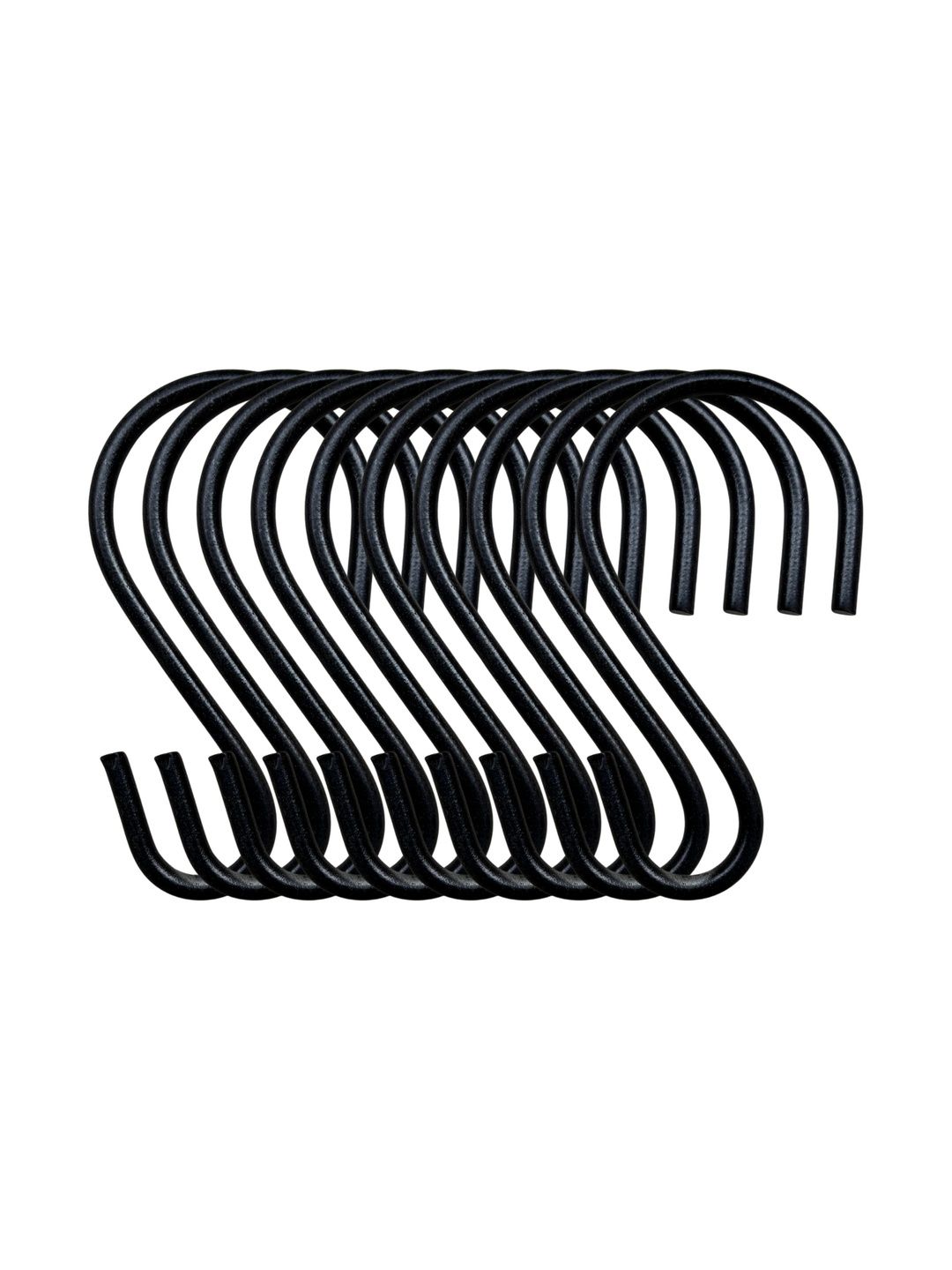 Mr. Carve Set Of 10 Black Metal S-Hooks-picture-30