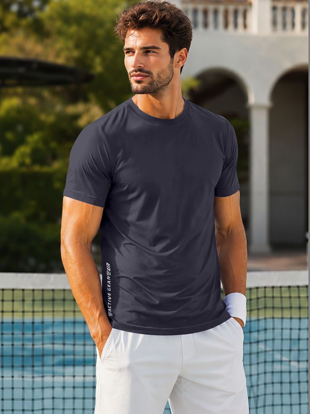 MODA RAPIDO X FITNESS EXCHANGE Men Brand Logo Printed Dri-FIT T-shirt-picture-15