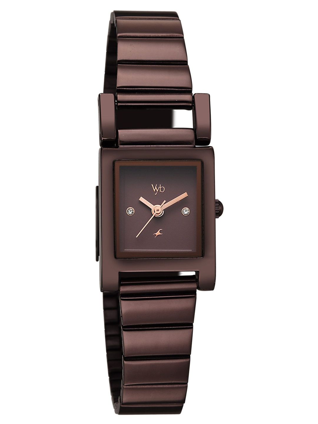 Fastrack Women Vyb Muse Quartz Chocolate Brown Dial Watch - FV60137QM01W-picture-10