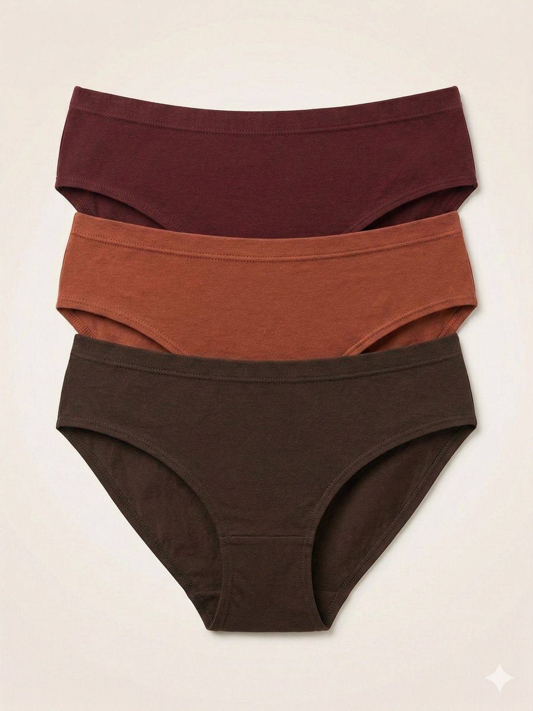 BRAND BORN Women Pack of 3 Assorted Cotton Basic Briefs-picture-19