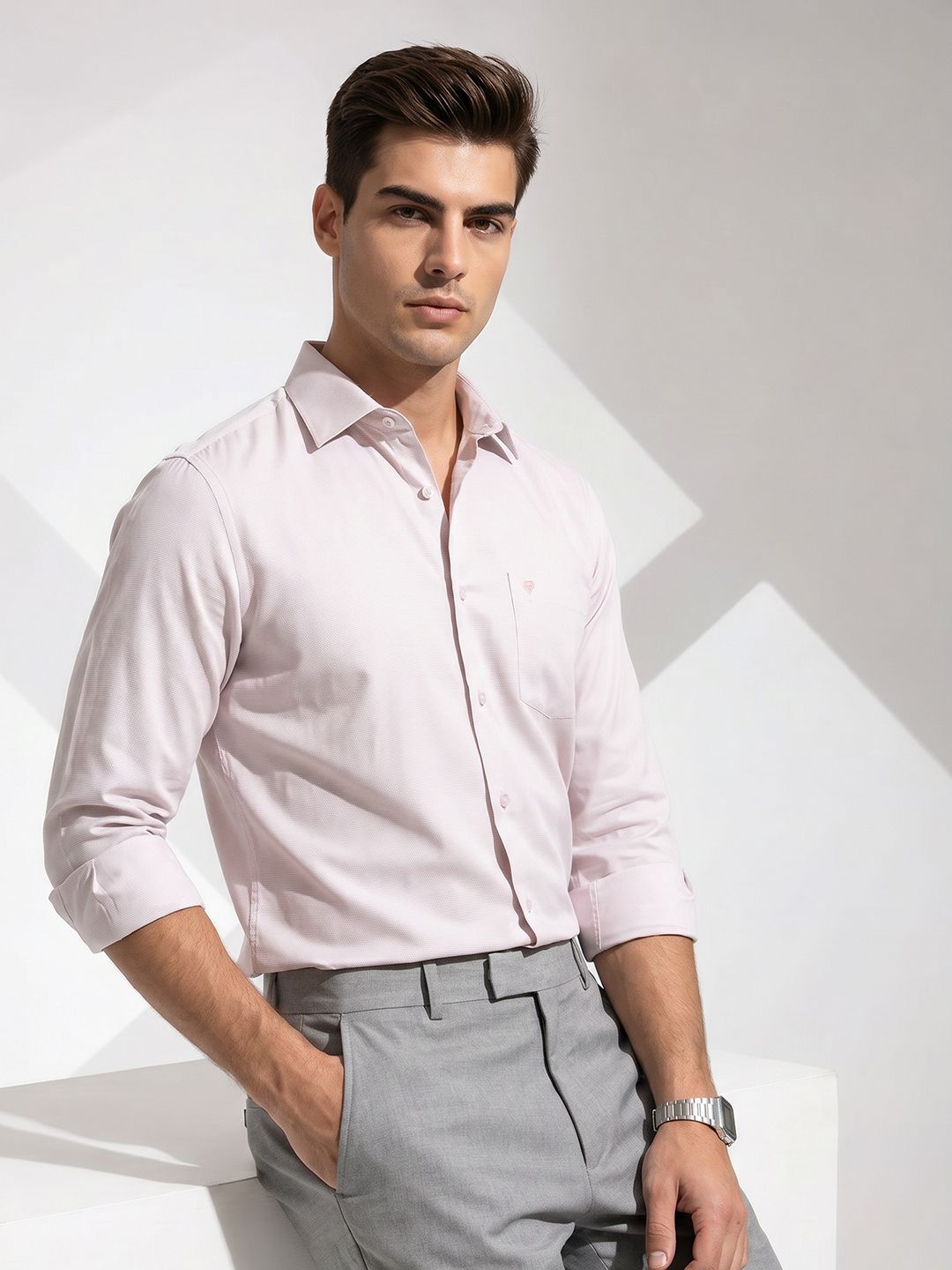 INVICTUS Spread Collar Formal Shirt-picture-57