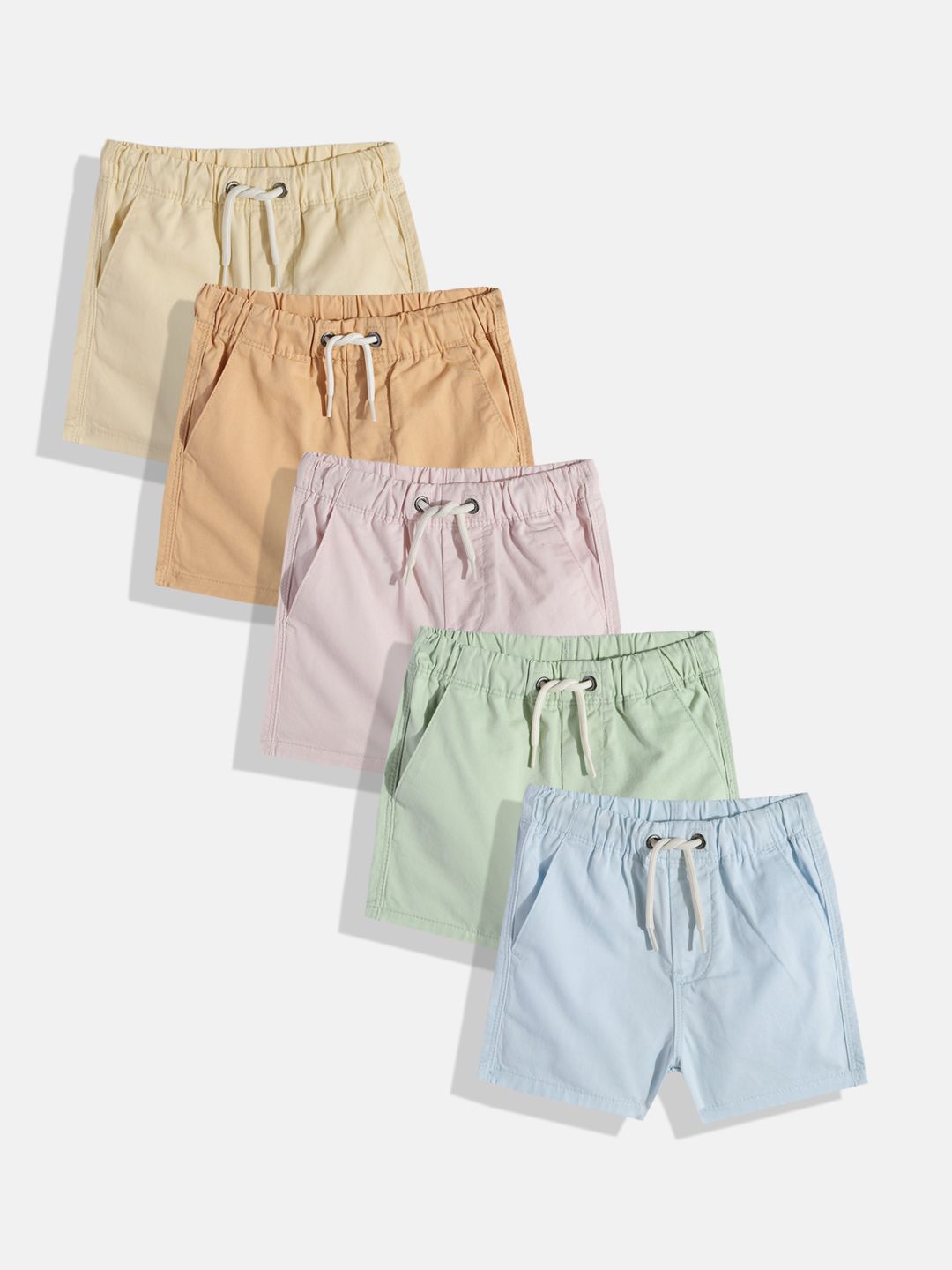 NEXT Boys Set of 5 Pure Cotton Shorts-picture-14