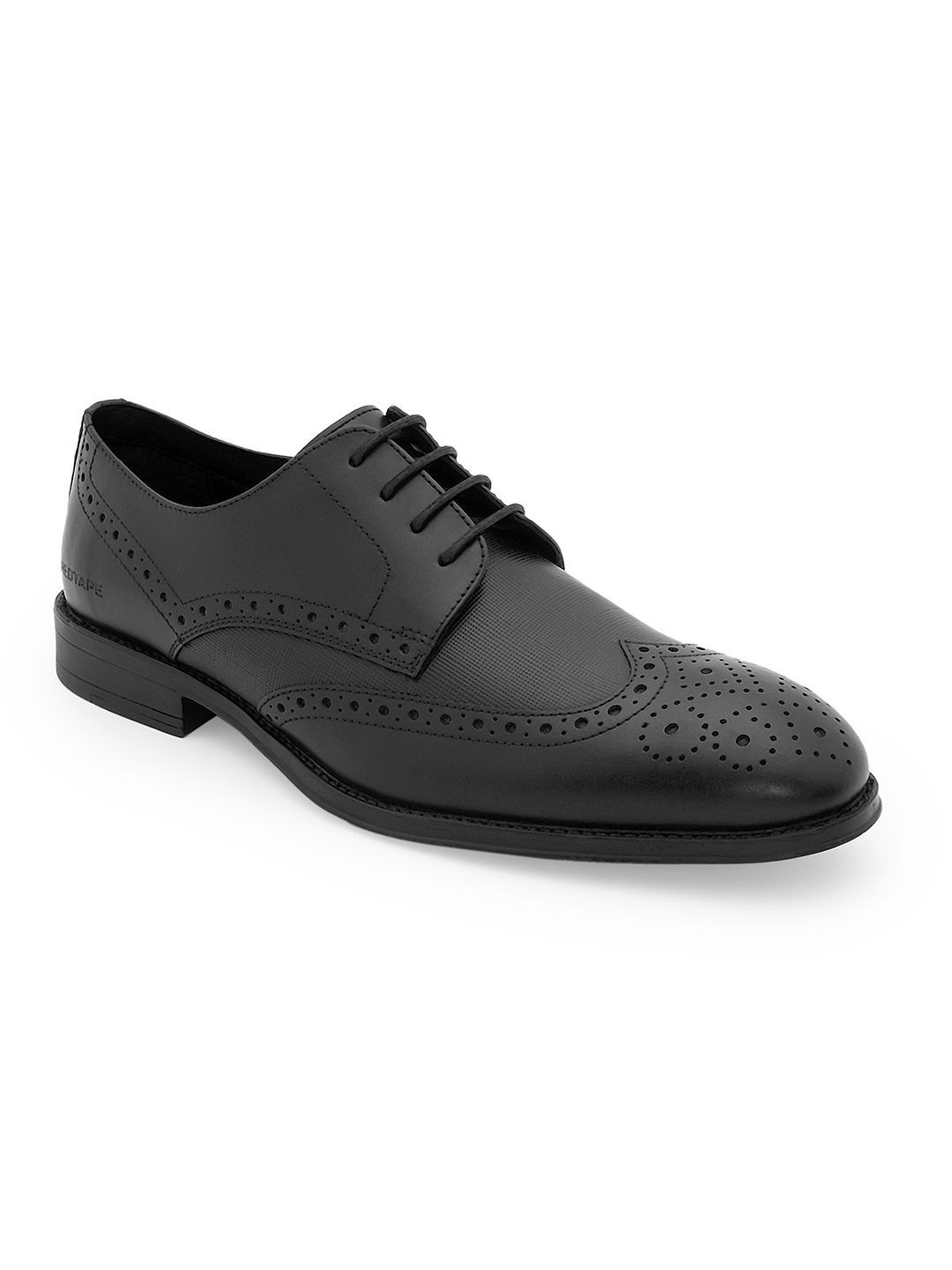 Red Tape Men Textured Leather Round Toe Lace-Ups Brogues Formal Shoes-picture-38
