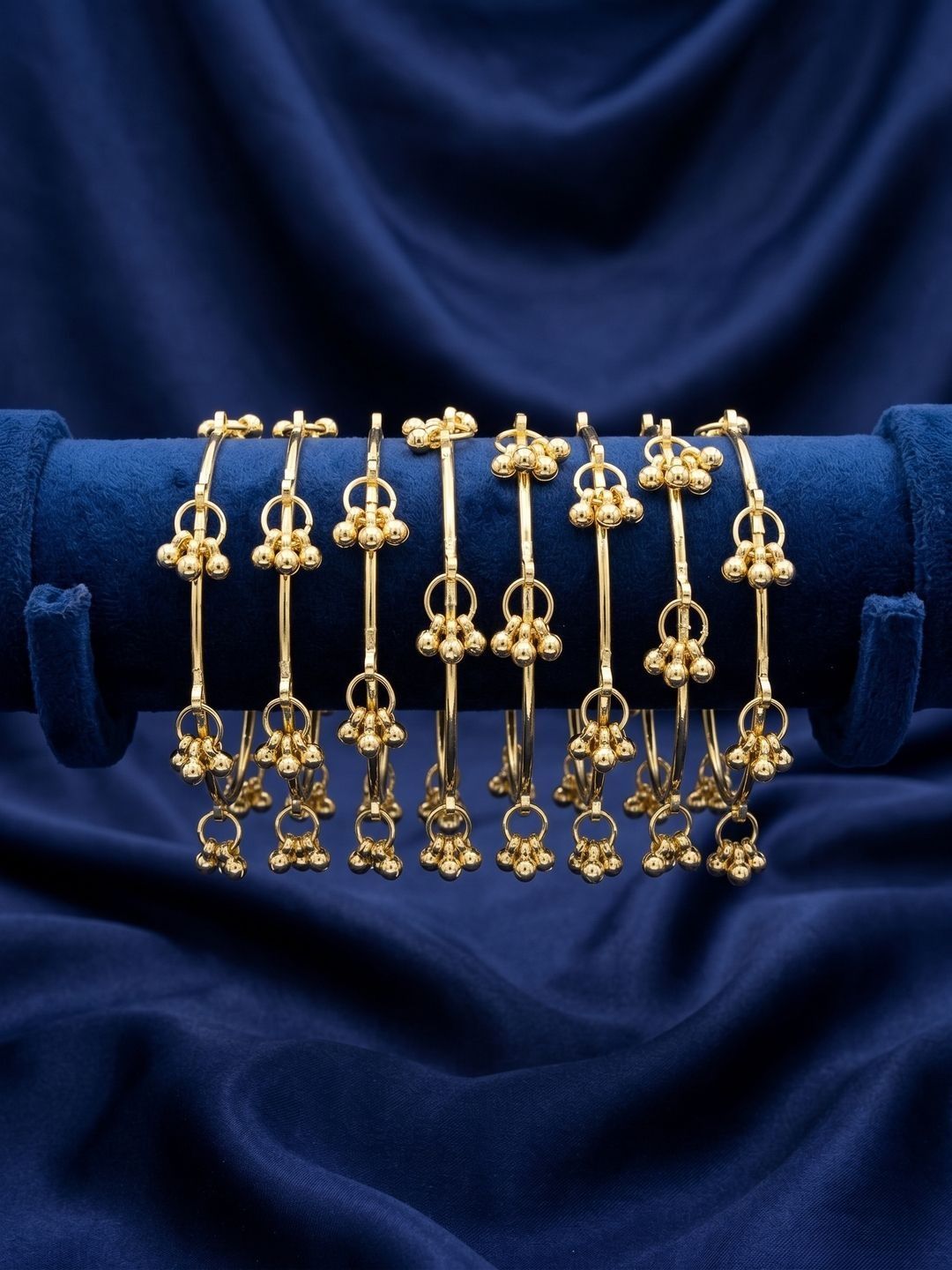SZN Set of 8 Gold-Plated Bangles-picture-37