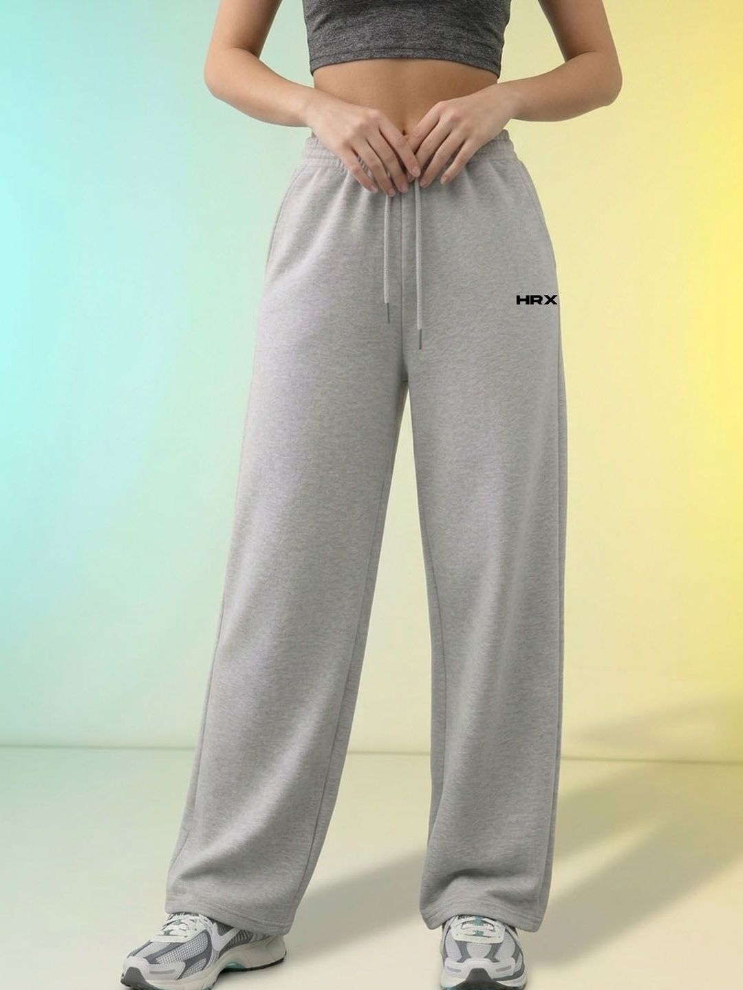 HRX by Hrithik Roshan Women Regular Fit Brand Logo Track Pants-picture-47